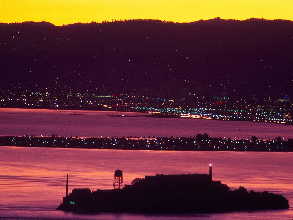 Alcatraz at Dawn, San Francisco, California